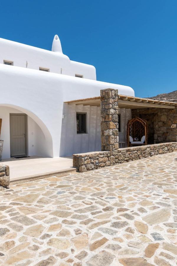 Mykonos Ag Villas In Ftelia Beach Exterior photo