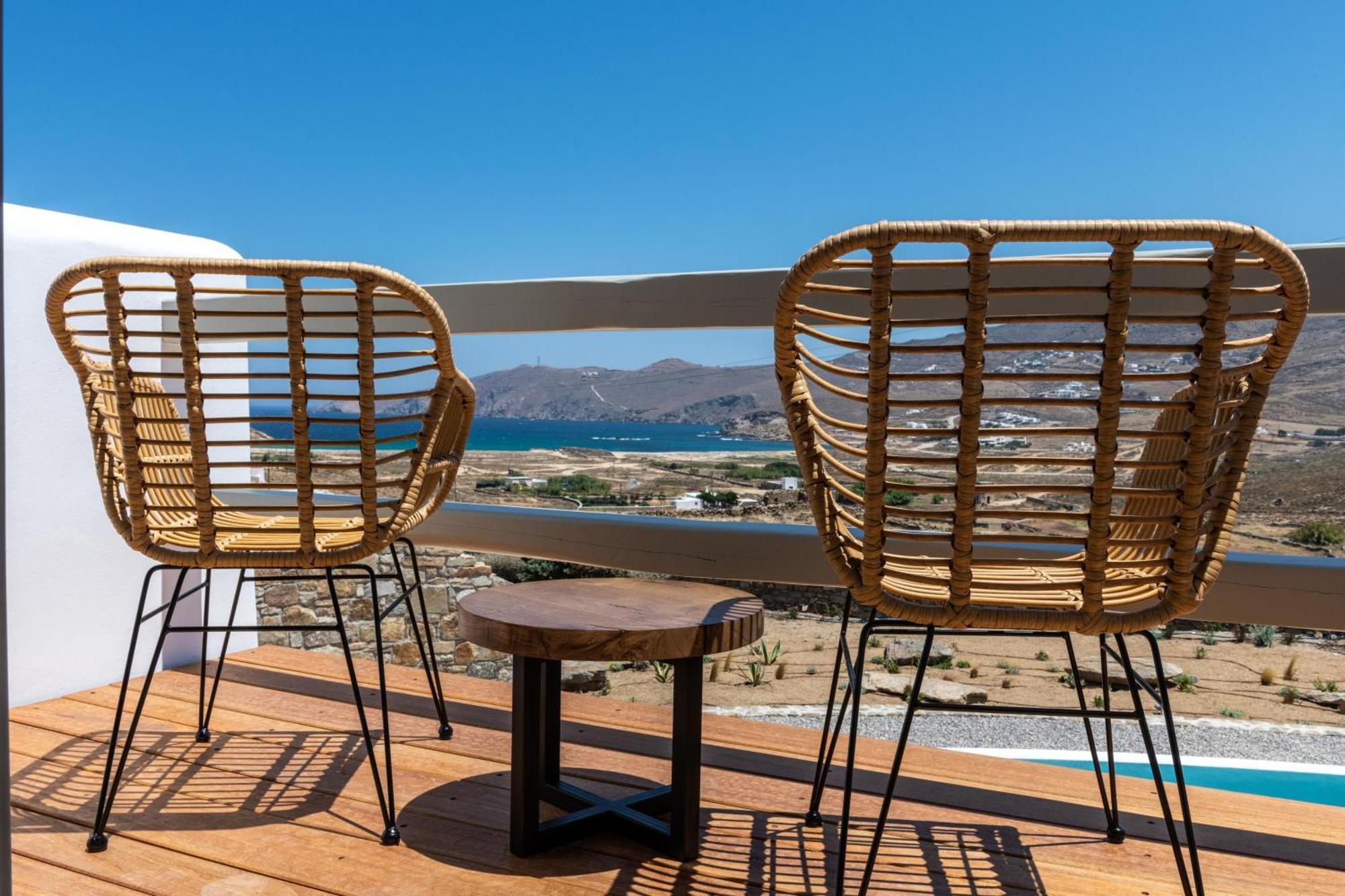 Mykonos Ag Villas In Ftelia Beach Exterior photo